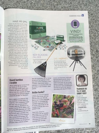 Konkurrence om Havespillet i ugebladet SØNDAG - Puslespilsbutikken i ❤️ af Helsingør