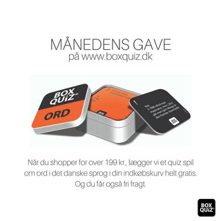 Månedens gave i januar - Puslespilsbutikken i ❤️ af Helsingør