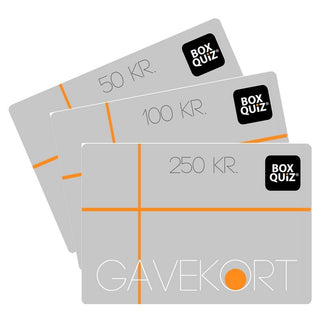 Nemme gaver: 3 nye gavekort til boxquiz.dk - Puslespilsbutikken i ❤️ af Helsingør