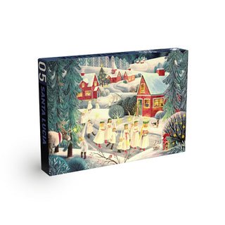 Santa Lucia julepuslespil fra Penny Puzzle