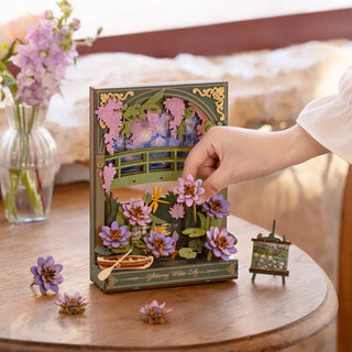 Glittering Water Lily 3D Puzzle 237 pieces from Robotime