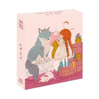 Cyan jigsaw puzzle 500 pieces from WEVE