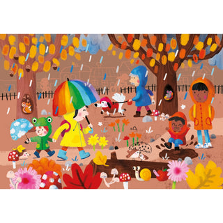 The 4 Seasons - puzzle book for children +2 years | 52 pieces from Vilac
