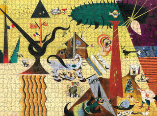 Joan Miró: The Tilled Field 1000 Piece Jigsaw Puzzle from Pomegranate