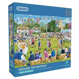 Rund um den Maibaum 1000-Teile-Puzzle von Gibson 
