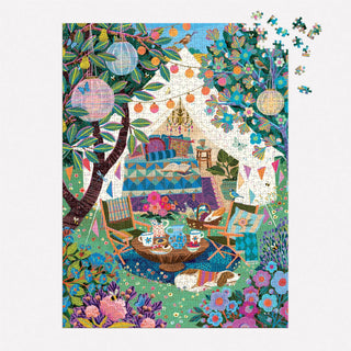 Blooming Escape 1000 brikker puslespil fra Galison