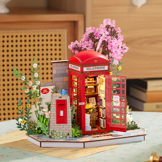 Blossom Book Booth 3D Puzzle 116 pieces from Robotime