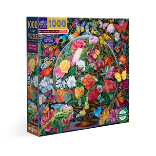 Butterfly Still Life 1000 piece puzzle from eeBoo 