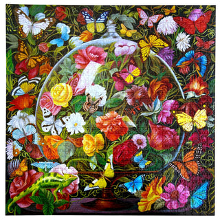 Butterfly Still Life 1000 piece puzzle from eeBoo 