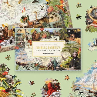 Charles Darwin's Voyage On H.M.S. Beagle 1000-Piece Jigsaw Puzzle