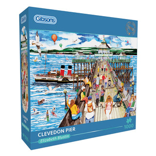 Clevedon Pier 1000-teiliges Puzzle von Gibson 