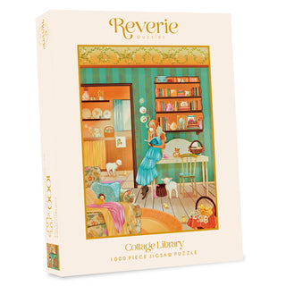 Cottage Library 1000-teiliges Luxus-Puzzle von Reverie