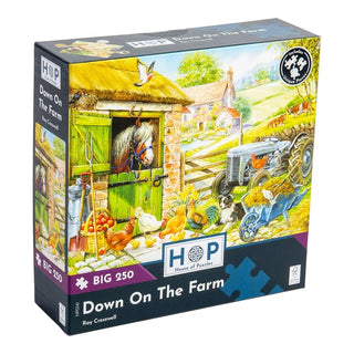 Down on the Farm puslespil 250 XL brikker fra House of Puzzles