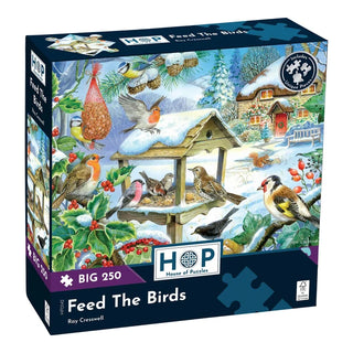 Feed the Birds 250 XL brikker puslespil fra House of Puzzles