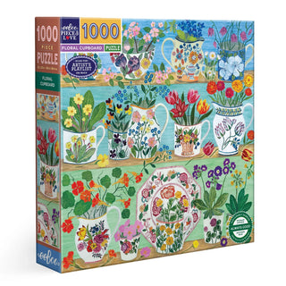 Floral Cupboard eeBoo 1000 piece puzzle