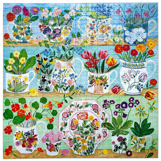 Floral Cupboard eeBoo 1000 brikker puslespil