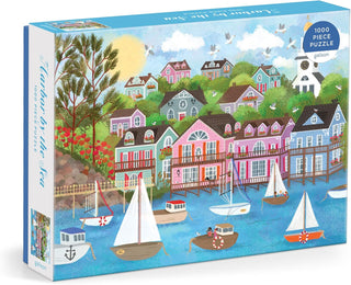 Galison 1000-Teile-Puzzle - Hafen am Meer 