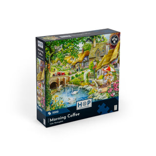 Morning Coffee 1000 brikker puslespil fra House of Puzzles