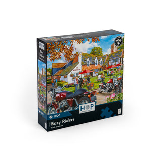 Easy Riders 1000 brikker puslespil fra House of Puzzles