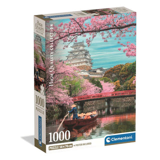 1000-teiliges Puzzle „Himeji Castle“ von Clementoni 