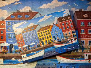 Nyhavn 1000 brikker Københavnpuslespil fra Penny Puzzle