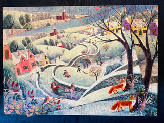 Winter Fun 500 piece Christmas puzzle from Penny Puzzle