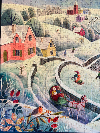 Winter Fun 500 piece Christmas puzzle from Penny Puzzle