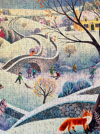 Winter Fun 500 piece Christmas puzzle from Penny Puzzle