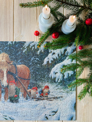 Into the Woods 500 piece Christmas puzzle from Penny Puzzle