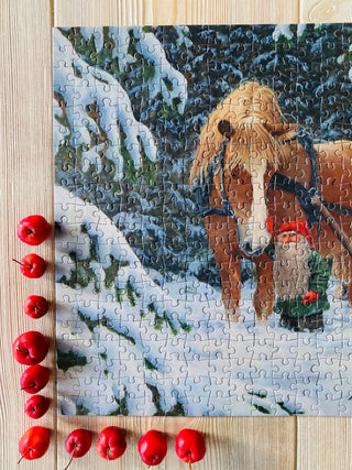 Into the Woods 500 piece Christmas puzzle from Penny Puzzle