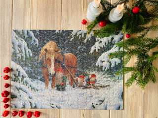 Into the Woods 500 piece Christmas puzzle from Penny Puzzle