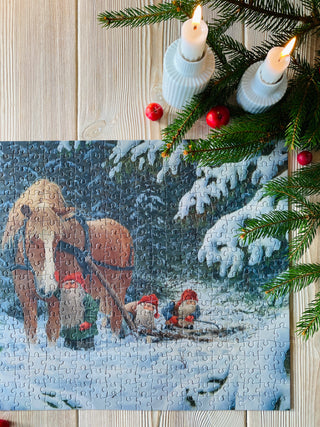 Into the Woods 500 piece Christmas puzzle from Penny Puzzle