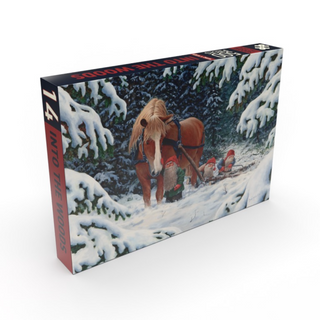 Into the Woods 500-teiliges Weihnachtspuzzle von Penny Puzzle