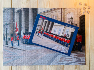 RØD GALLA 1000 brikker puslespil fra Penny Puzzle