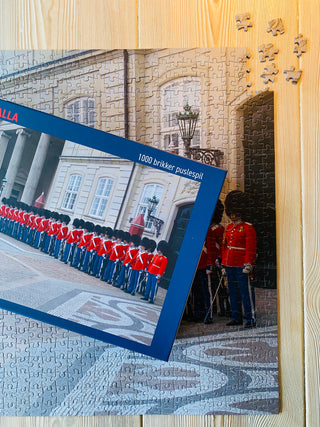 RØD GALLA 1000 brikker puslespil fra Penny Puzzle