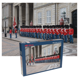 RØD GALLA 1000 brikker puslespil fra Penny Puzzle