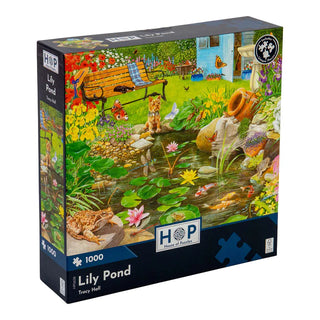 Lily Pond 1000 piece jigsaw puzzle from House of Puzzles