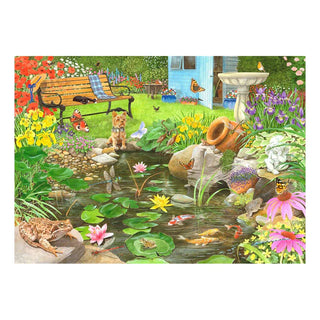 Lily Pond 1000 piece jigsaw puzzle from House of Puzzles
