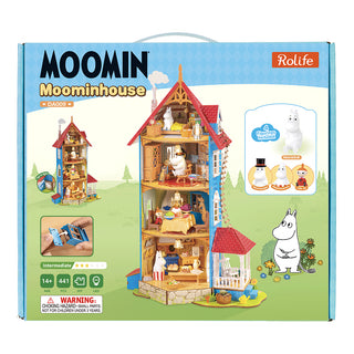 Moomin House Book Nook 441 brikker 3D-puslespil