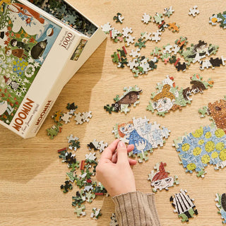 Moomin Floral Garden 1000 brikker puslespil