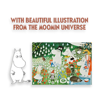 Moomin Floral Garden 1000 brikker puslespil