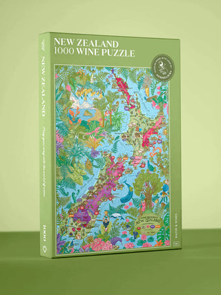 New Zealand Wine Puzzle 1000 Pieces Water &amp; Wines