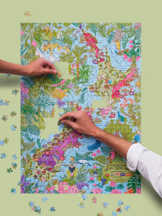 New Zealand Wine Puzzle 1000 Pieces Water &amp; Wines