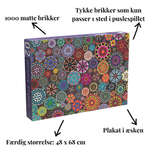 Mosaic Studio 1000-teiliges Puzzle von Penny Puzzle