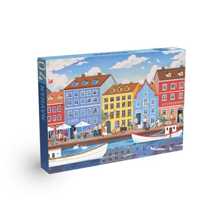Nyhavn 1000-teiliges Kopenhagen-Puzzle von Penny Puzzle