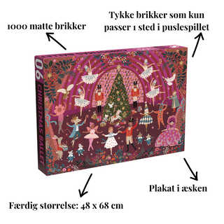 Christmas Ballet 1000 piece Christmas puzzle from Penny Puzzle