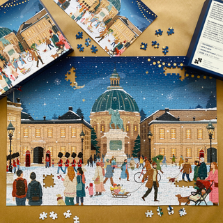 Changing the Guard 1000 brikker Københavnpuslespil fra Penny Puzzle