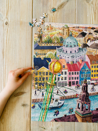 Kopenhagen-Puzzle „Haus eines Königs“, 1000 Teile von Penny Puzzle