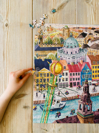 Kopenhagen-Puzzle „Haus eines Königs“, 1000 Teile von Penny Puzzle