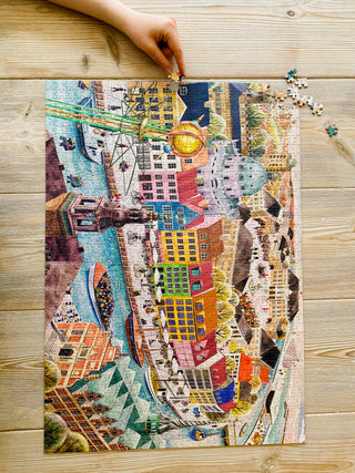 Kopenhagen-Puzzle „Haus eines Königs“, 1000 Teile von Penny Puzzle